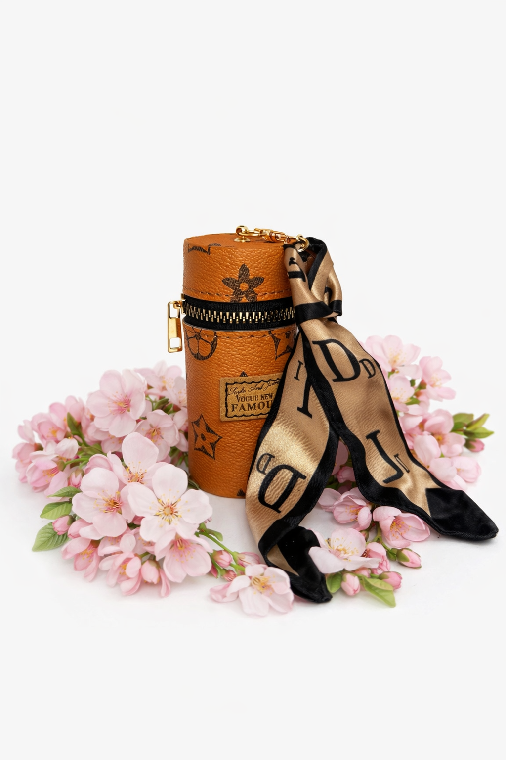 Mini Cylinder Zipper Pouches