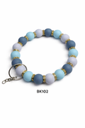 Beaded Wristlet Keychain Bracelet