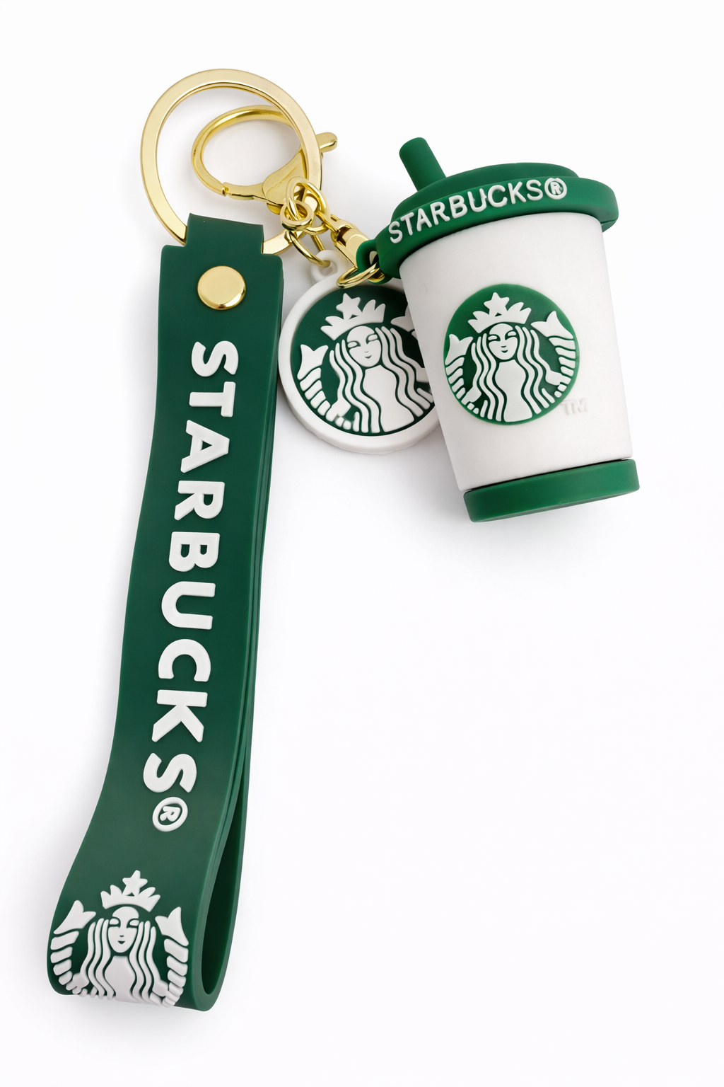 Hello Kitty and Starbucks Key Chains