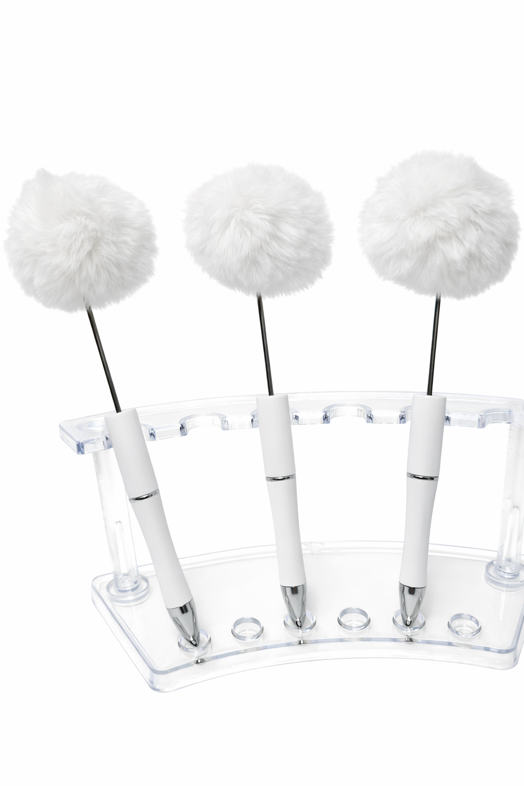 Pom Pom Beadable Metal Pen Set of 3