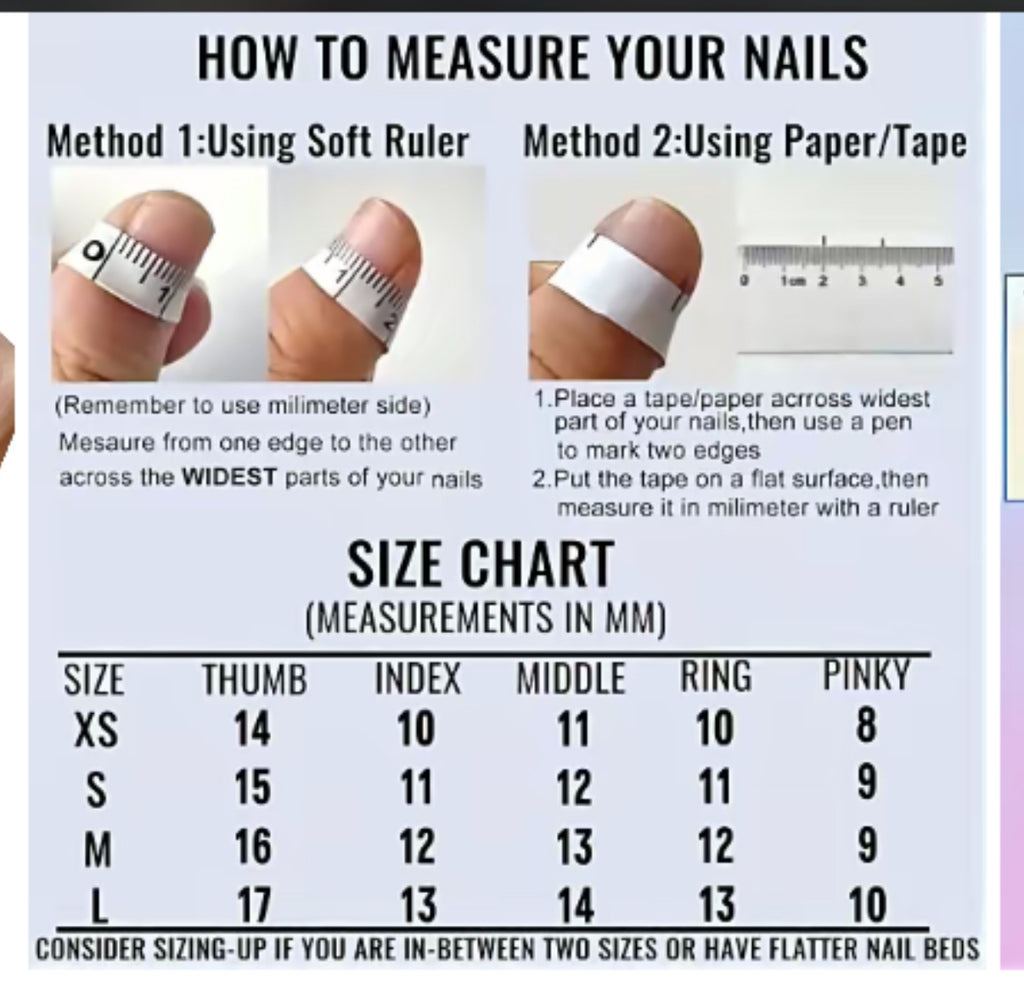 Long Custom Bling Nails Medium