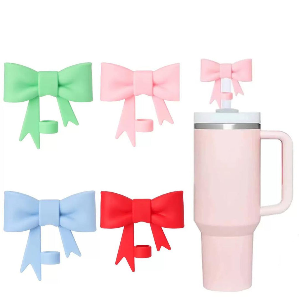 Adorable Bow Straw Toppers